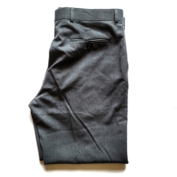 Stafford Classic Fit Dress Pants Gray 34x30 - Picture 4 of 6